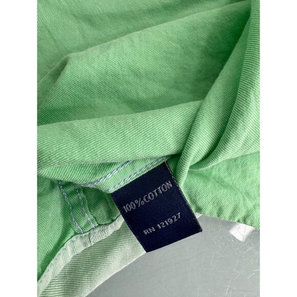 Johnnie O Men Shirt Long Sleeve Button Up Mint Green 100% Cotton XXL 2XL - Picture 6 of 6